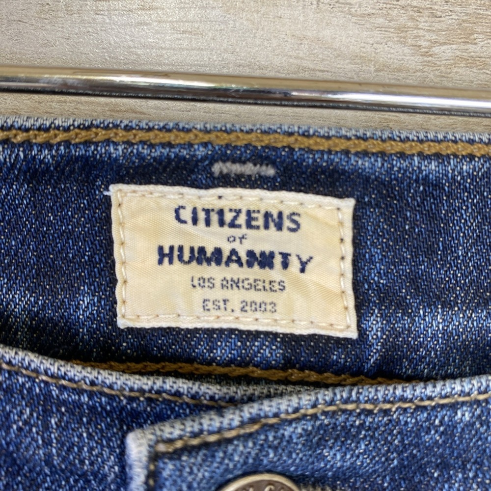 VTG Citizens Of Humanity Jeans Unisex 25 Blue Denim Corey Slouchy Slim USA - Picture 8 of 16